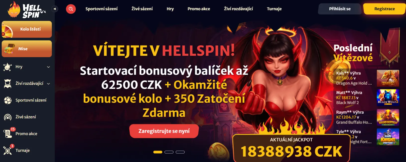 Hellspin Casino Screen